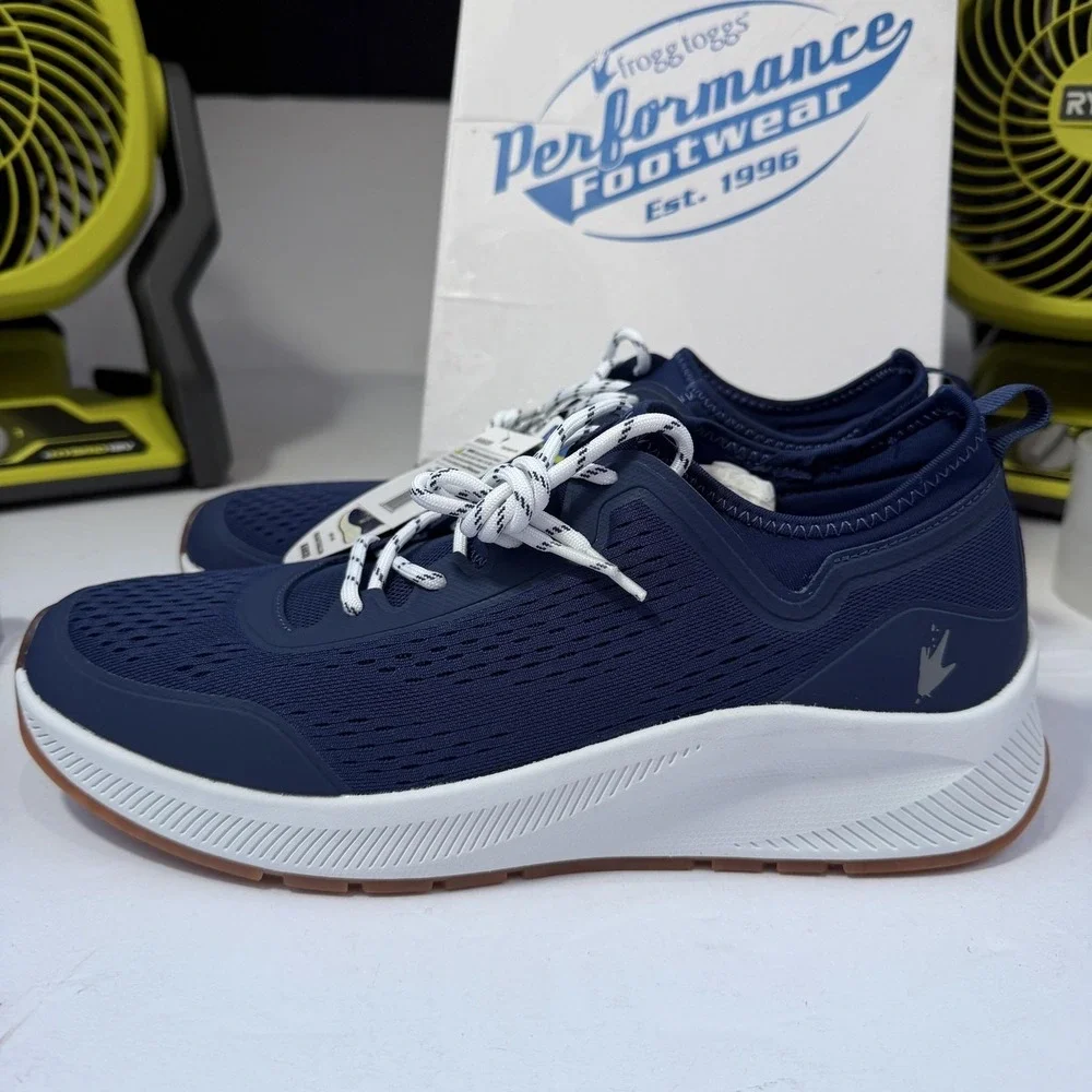 Frogg Toggs HydroGrip Shoes Mens Size 12 Blue Non Slip Water Fishing Sneakers‎